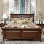 "Dark Brown Mid-Century Pallet Bed Frame with Panel Headboard, 59"W x 79"L"