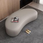 "Upholstered Tufted Short LSpan dor Padded Seating Bedroom Bench - Light Gray 63"L x 24"W x 16"H"