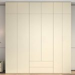 "Casual White Steel Wardrobe Closet with Soft Close Door, Interior Shelves, and Hanging Rod, 23.5"L x 23.5"W x 79"H"
