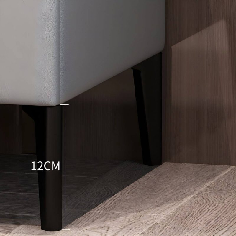 "Modern Night Table Solid Wood Accent Table Nightstand with 2 Drawers - Light Coffee 1 Piece"