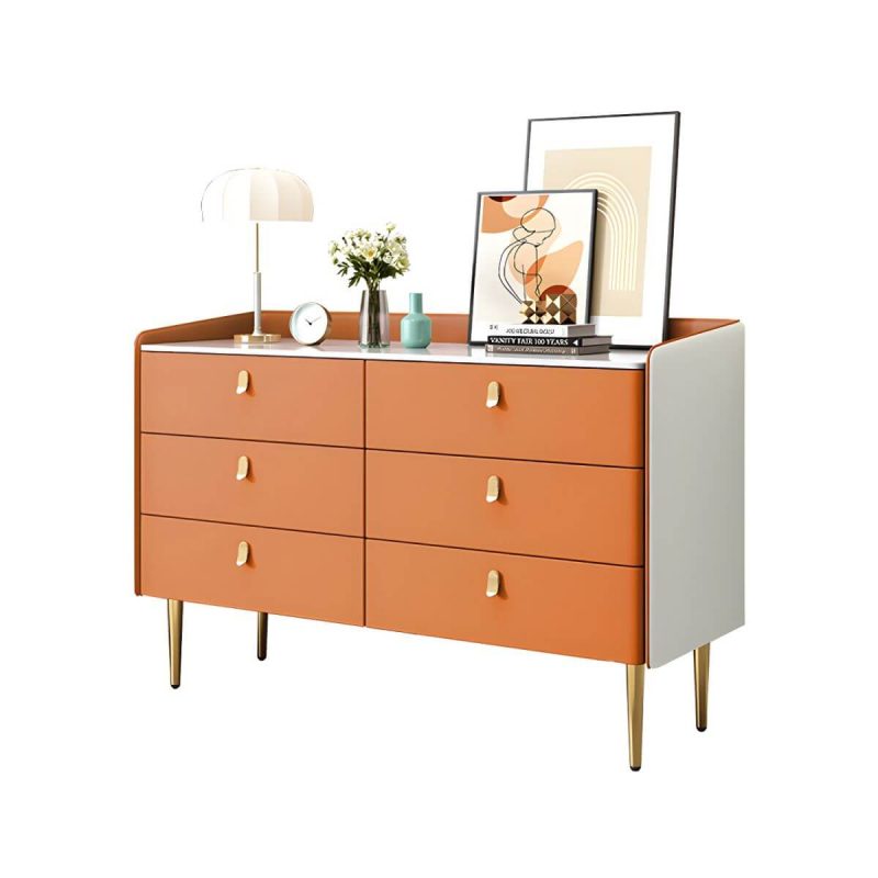 "modern White Slate Countertop Storage Chest Galant Style with Drawers - Light Gray 47"L x 16"W x 31"H"