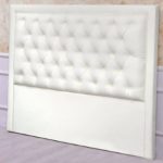 "Simple Free-standing Standard Twin(38"W x 75"L) Panel No Distressing with Nail Head in Wood and Piled, 47""