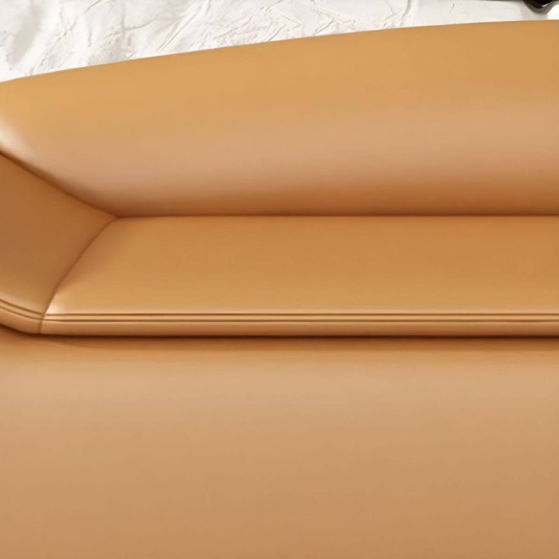 "Upholstered Solid Color Modern Bedroom Bench Seat with Short Height - 71"L x 20"W x 20"H Gray"
