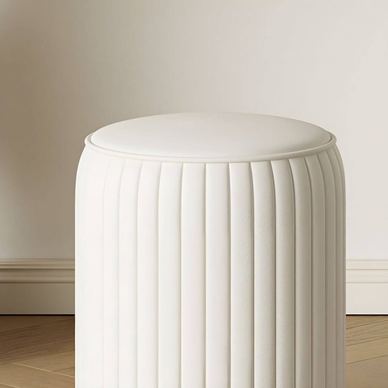 "Contemporary White Storage Cabinet Makeup Vanity with Three Drawers for Bedroom - Makeup Vanity & Mirror"