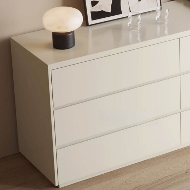 "Transparent Seating with Desk Vanity Set, 6 Drawers, Large Timber Top, LED Mirror, and Seat Included, White/ Walnut, Makeup Vanity & Stool"