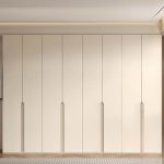 "White Contemporary Timber Cabinet Armoire with Soft Close Drawer and Door, Interior Shelves, and Hanging Rod, 79"L x 24"W x 79"H"