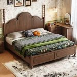 "Industrial Ivy Mattress Included Panel Bed, Coir, 71"W x 79"L, Frame, Full Grain Cow Leather"