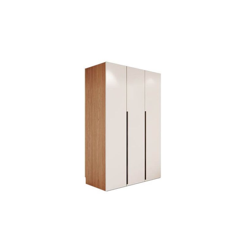 "Vibrant Multi-Color Casual Engineered Wood Wardrobe Closet with Soft Close Door, Interior Shelves, and Hanging Rod, 47"L x 24"W x 79"H"