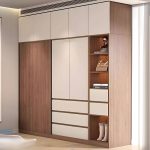 "Multi-Color Casual Engineered Wood Wardrobe Closet with Soft Close Drawer, Soft Close Door, Interior Shelves, and Hanging Rod, Armoire & Side Cabinet & Top Cabinet, 79"L x 24"W x 94"H"