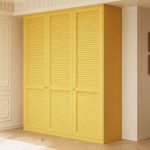 "Ink Contemporary Alloy Cabinet Armoire with Flexible Shelf and Hanging Rod, 31.5"L x 23.5"W x 79"H"