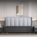 "Modish Free-standing Standard Full(54"W x 75"L) Panel No Distressing With Legs in Lumber and Sponge, Dark Gray, 47""